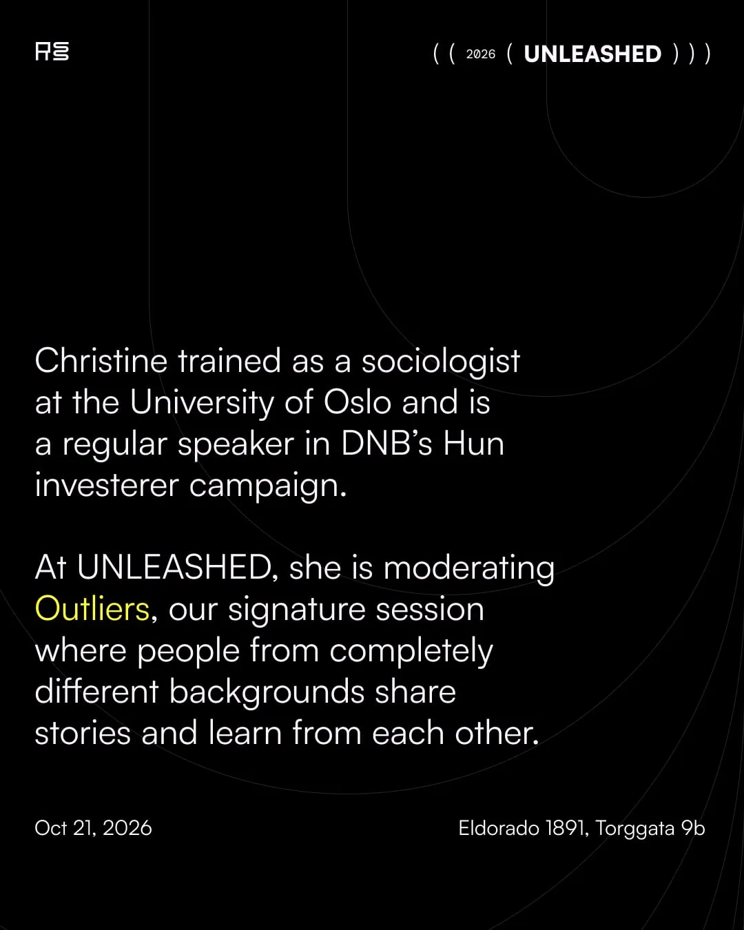 Speaker rollout: Christine Dancke, slide 4 of 5