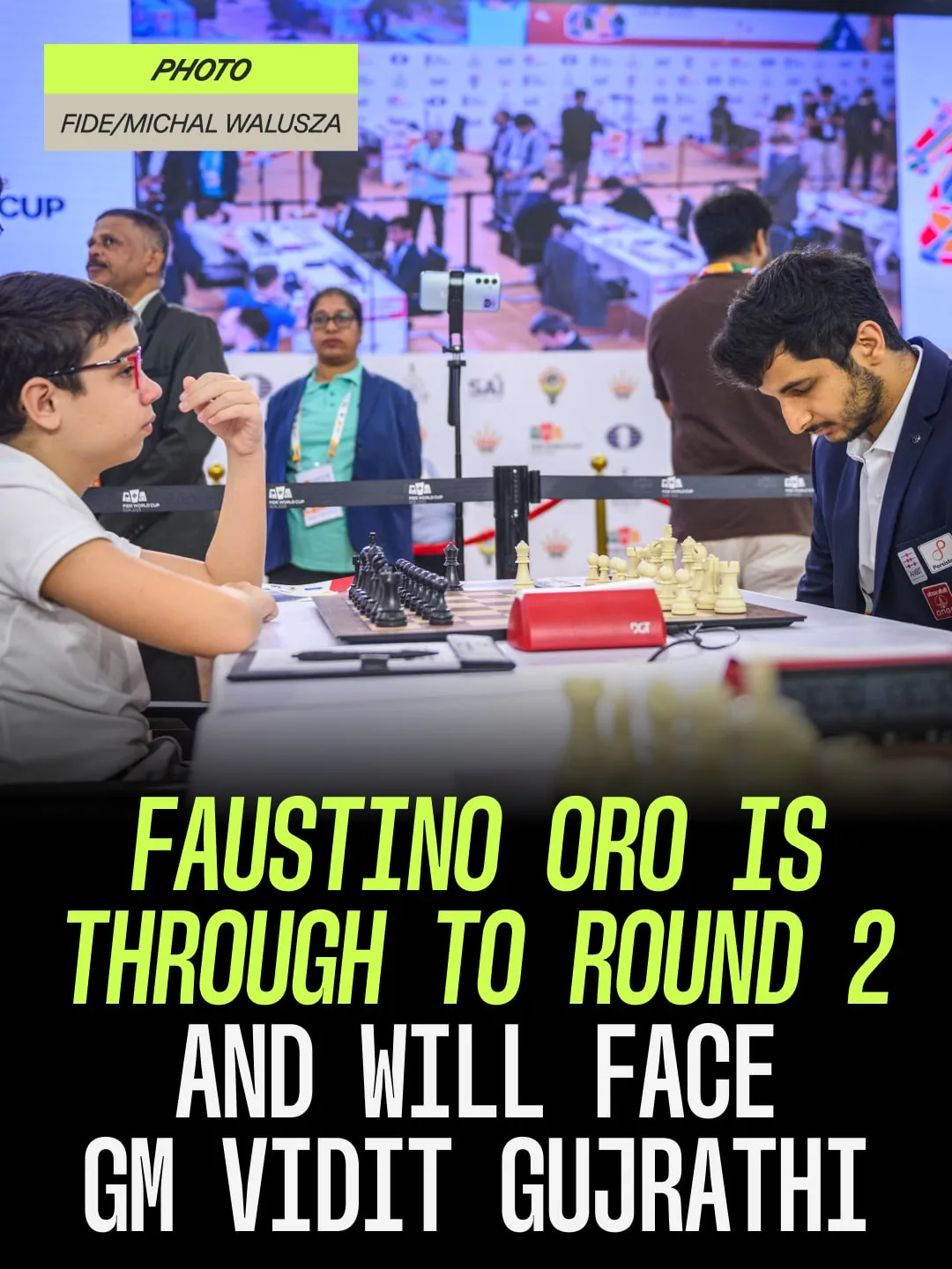 Huge upset: 12-year-old Faustino Oro beats a GM, slide 16 of 17